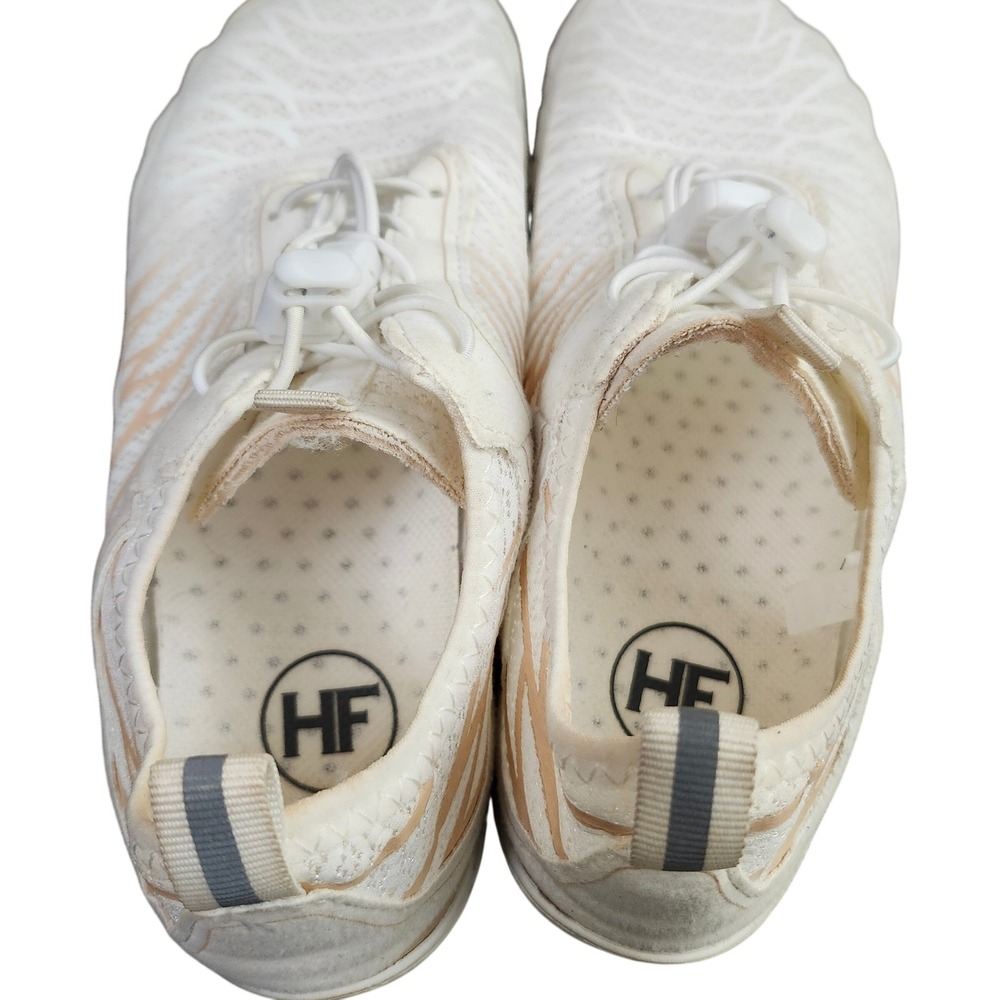HF White Rose Gold Barefoot Water Shoes Minimalist Swim Sneakers Mens 4 Womens 6 - Picture 7 of 12